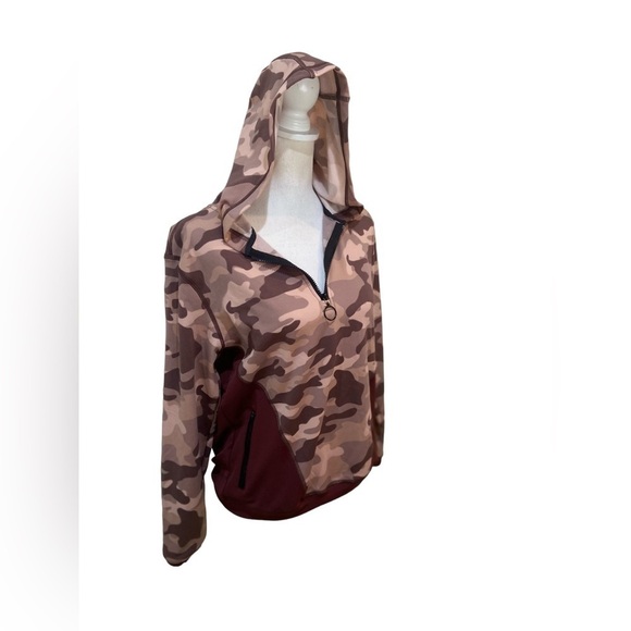 Better Sports Performance BSP rust/peach camo 1/4 zip sweatshirt hoodie medium - Picture 6 of 14